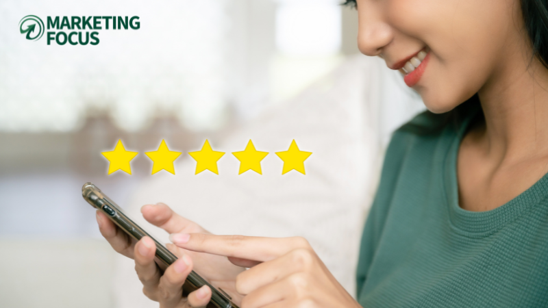 Marketing Focus Website Customer Reviews Image
